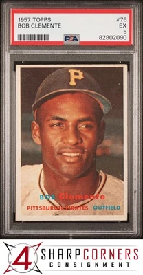1957 Topps #76 Roberto Bob Clemente Pirates Hof PSA 5 Foto 1 de 3