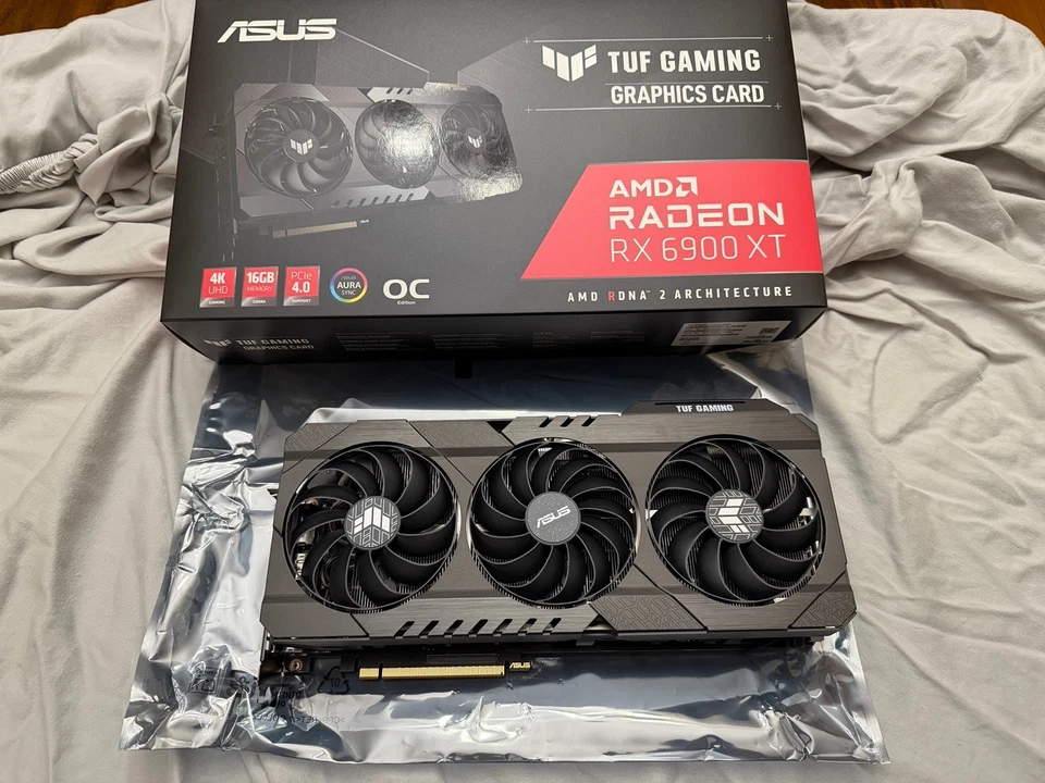 ASUS TUF Gaming AMD Radeon RX 6900 XT 16GB OC GPU (TUF-RX6900XT-O16G-GAMING) FS - Image 1 of 4