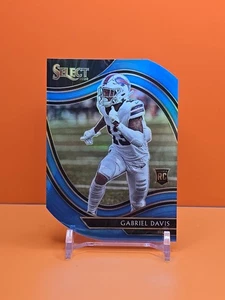 🔵🔴🔵 2020 SELECT GABRIEL DAVIS #382 FIELD LEVEL LIGHT-BLUE DIE-CUT BILLS🔵🔴🔵 - Imagen 1 de 2