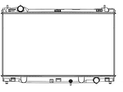 Radiador primario para Lexus IS350 2014-2017 TYC 79756TWCS 2015 2016 3,5 L V6 sedán Foto 1 de 2