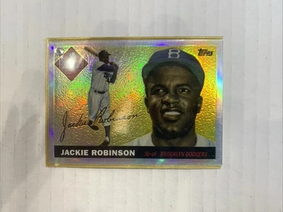 2013 Topps chrome gold Jackie Robinson factory set insert Jrg-3 - Image 1 of 2