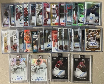Arizona Diamondbacks RC / Prospects Autograph Lot X31 🔥🔥🔥 - Image 1 of 3