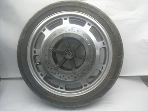 1990 HONDA GL1500 SE GL 1500 GOLDWING FRONT DRIVE WHEEL WITH DUAL BRAKE DISCS - Picture 1 of 10