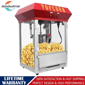 Arbeitsplatte Kino Popcorn Maschine Maschine Popper 6 Unzen Edelstahl Wasserkocher - Bild 1 von 24