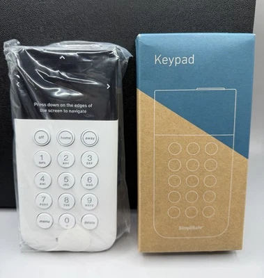 SimpliSafe Wireless Keypad KP3W White 3rd Generation NEW - Image 1 of 4