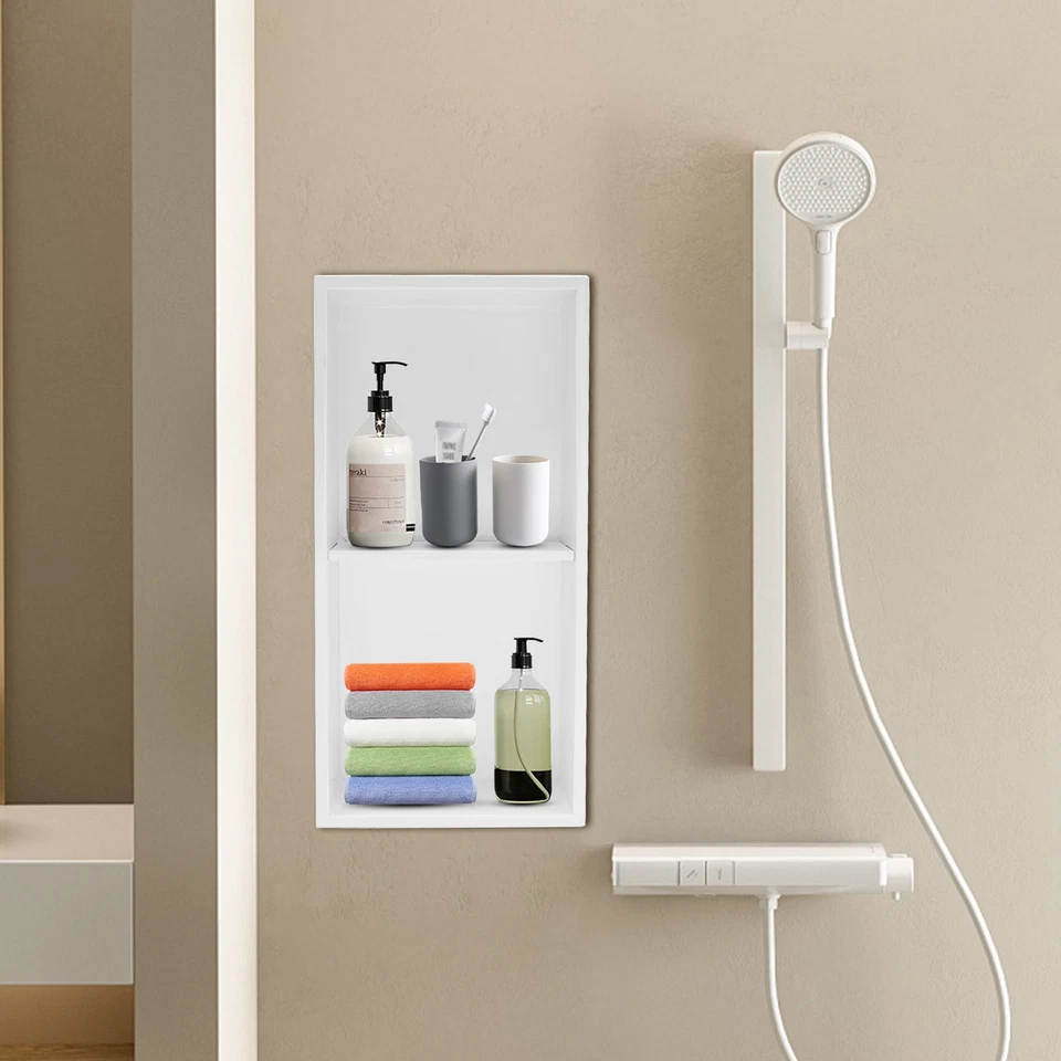 Shower Niche 12*24 In 2-layers Wall-inserted For Shower Bathroom - Image 1 of 4