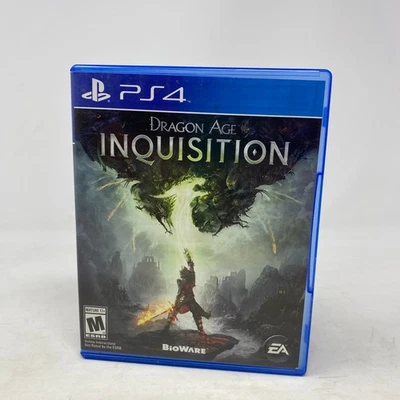 Dragon Age Inquisition Video Game Sony Playstation 4 PS4 2014 Disc and Case - Image 1 of 4