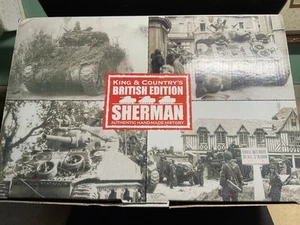 KING AND COUNTRY DD65 BRITISH SHERMAN TANK SET RETIRED - Picture 1 of 1