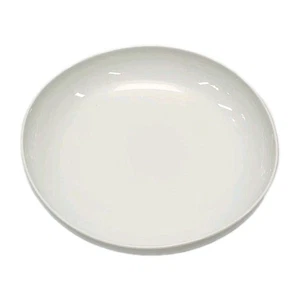 West Elm Bowl 8.5" Pasta Serving Dish Organic Shaped White Porcelain Wave Curve - Picture 1 of 8