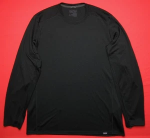 Patagonia Capilene Midweight Longsleeve Crew Base-Layer Shirt Black Herren L - Bild 1 von 10