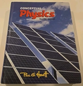 Conceptual Physics Twelfth Edition Paul Hewitt Hardcover Textbook GOOD - Picture 1 of 3