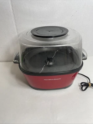 HAMILTON BEACH POPCORN POPPER MODEL 73302 - 24 CUPS Used Condition Works! - Image 1 of 4
