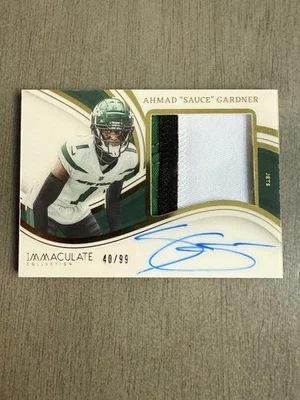 SAUCE GARDNER 🔥2023 Immaculate Collection Premium Patch Autographs #PP-6 /99 - Image 1 of 2