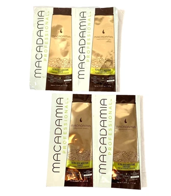 Macadamia Ultra Rich Moisture Shampoo & Conditioner Lot of 2 Sample Packets - Image 1 of 4