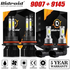 6000K For Ford F-150 1999-2003 LED Headlight High Low Beam Fog Light Bulbs Kit - Foto 1 di 24