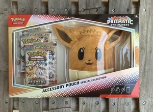 Pokemon Evoluzioni Prismatiche Accessorio Pouch Collezione Scatola Sigillata in Fabbrica - Foto 1 di 1
