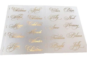 Anna Griffin Perfect Holiday Title Stickers Set Of 120 NEW - Picture 1 of 3