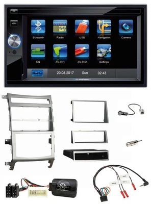 Blaupunkt 2DIN Bluetooth TMC USB Lenkrad SD Navigation für Hyundai IX55 2009-201 - Bild 1 von 4