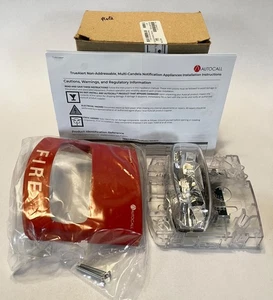 TrueAlert A4906-9101 Fire Safety Wall-Mount Multi-Candela Strobe, Red - Picture 1 of 2