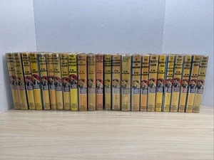 HARDY BOYS 1-24 G&D Lot Orig Text Wartime Printings Early DJs Yellow Spine DJ - Picture 1 of 24