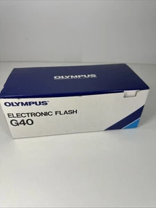 Flash electrónico Olympus G40 para cámaras Olympus IS probado TOTALMENTE FUNCIONAL EN MUY BUENA CONDICIÓN - Imagen 1 de 8