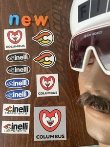 Vintage NOS Original Cinelli und Columbus Aufkleber Sticker sortiert Mini Lot A - Bild 1 von 8