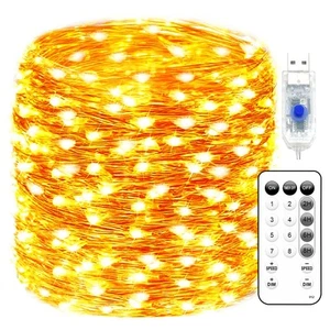 Fairy Lights Plug in 72FT 220 LED USB Twinkle Lights for Bedroom Copper Wire ... - Picture 1 of 6