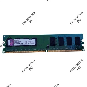 RAM 2GB KINGSTON DDR2-800 2GB KVR800D2N6/2G X PC DESKTOP INTEL E AMD - Foto 1 di 2