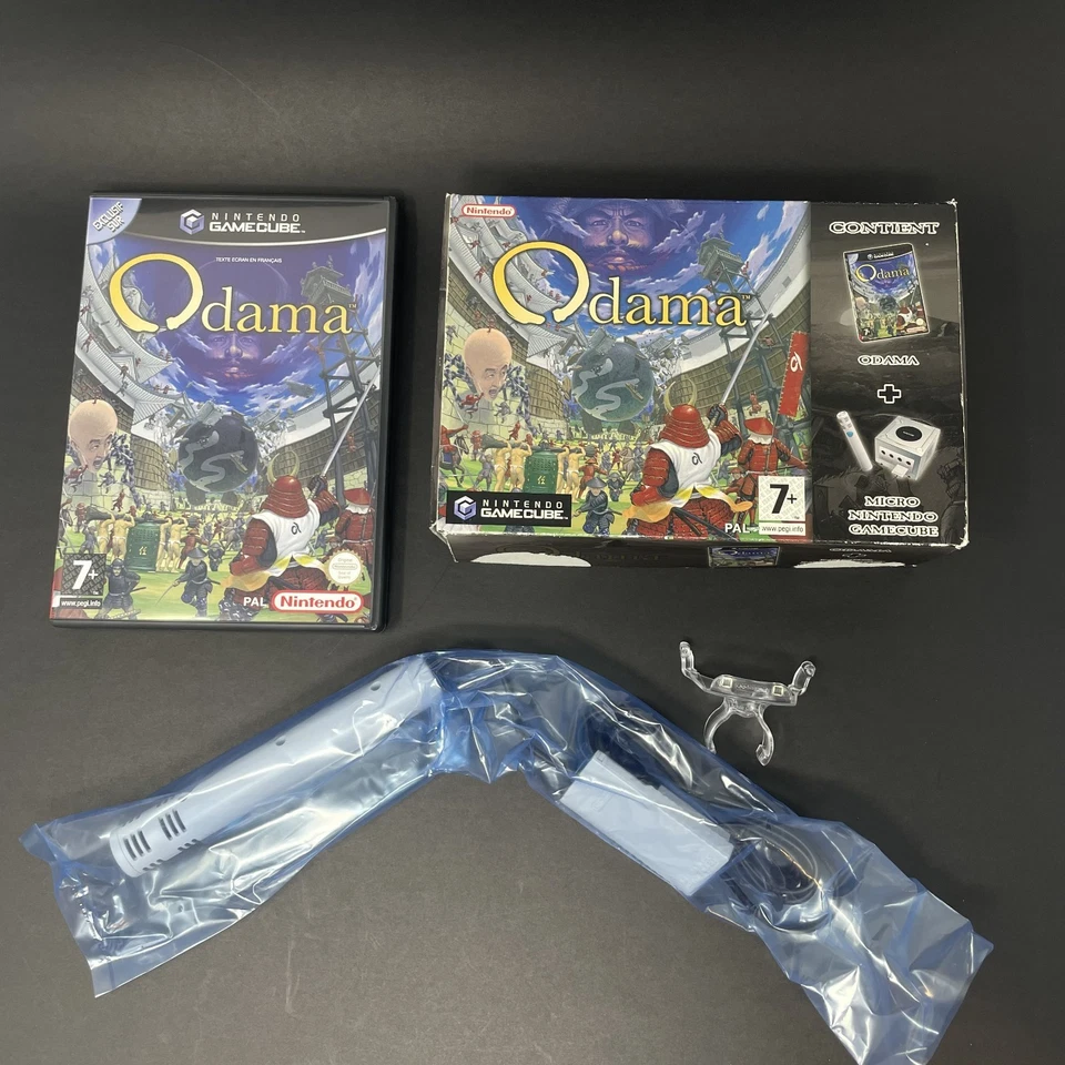 Odama + Micro Pack Nintendo Gamecube Completo PAL FRA Francês - Imagem 1 de 4