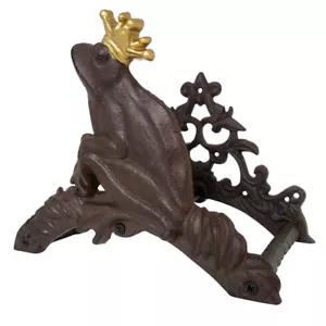 Sungmor Hose Holder, Garden Cast Iron Wall Mounted Frog Water Pipe Racks Storage - Picture 1 of 7