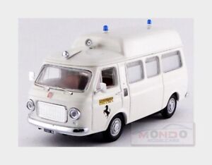 1:43 Rio Fiat 238 Ambulance Tetto Alto Ferrari Fiorano 1972 White RIO4555 Model