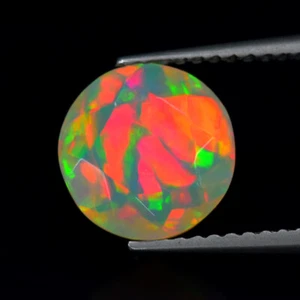 Fantastico gioco colore arcobaleno 3D 1,34 ct opale Welo massiccio non trattato, Etiopia - Foto 1 di 1