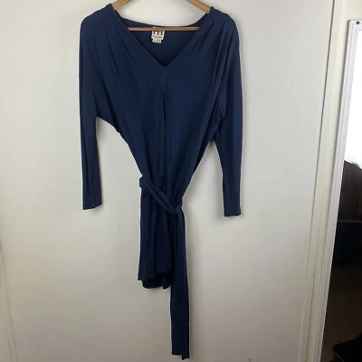 Mini Vestido Haute Hippie Talla XS Jersey Tejido Manga Dolman Ajustado Manga Larga Foto 1 de 4