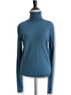Yves Saint Laurent свитер бирюзовый Virgin шерсти водолазка Tom Ford L большой $1375 - Изображение 1 из 4