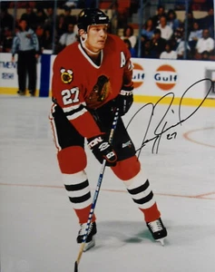 JEREMY ROENICK AUTOGRAPHED 8X10 BLACKHAWKS WITH COA - Picture 1 of 1