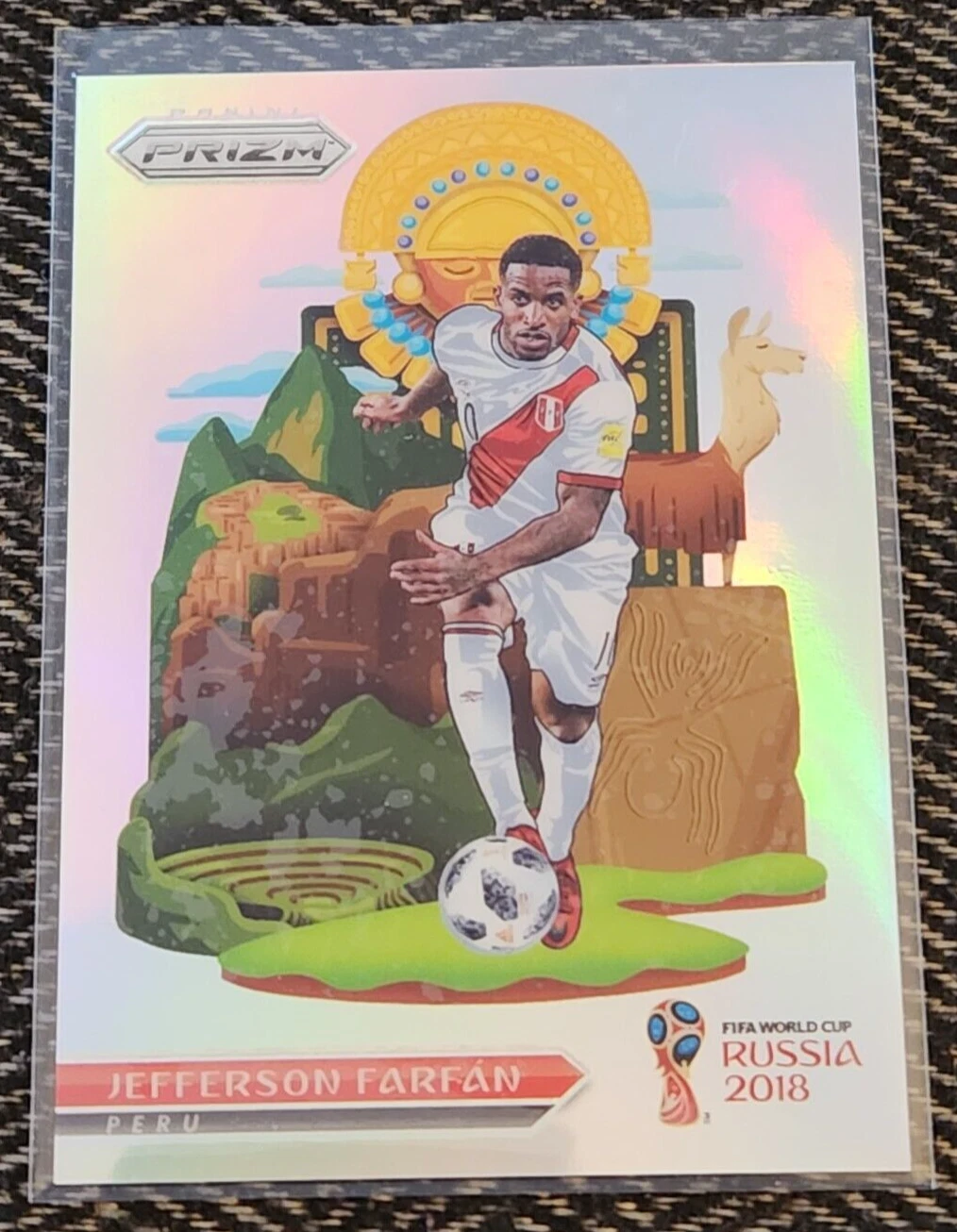 JEFFERSON FARFAN - 2018 PRIZM WORLD CUP SOCCER - NATIONAL LANDMARKS SSP -