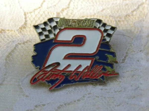 Vintage Rusty Wallace Nascar Pin Race Car Driver Racing Silver Tone Enamel - Picture 1 of 6
