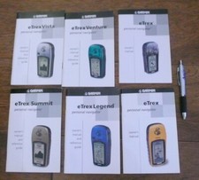 NEW Garmin eTrex series GPS user manual book