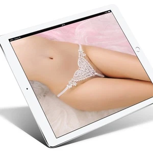 Perlen Schmuck String Tanga Designer Spitze Slip Weiss ouvert Reizwäsche S M L - Bild 1 von 11
