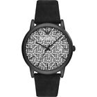 Mens Wristwatch EMPORIO ARMANI LUIGI AR11274 Leather Velvet Black