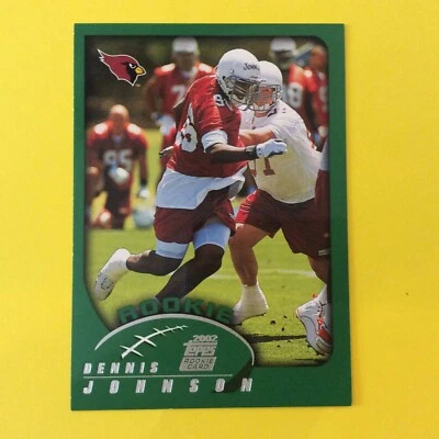 2002 Topps Football #327 Dennis Johnson RC Arizona Cardinals - Image 1 of 2