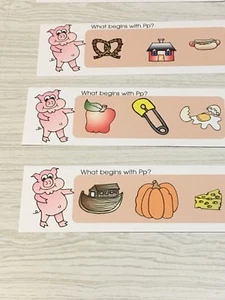 Phonics Pp - What Begins With Pp - Laminated Activity Set - Teaching Supplies - Picture 1 of 7
