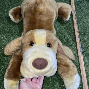 ToysRUs Animal Alley DARBY Huge 36’ Plush Stuffed Dog 2000 Floppy Ears Browns - Picture 1 of 8
