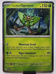 Teal Mask Ogerpon (Cosmos Holo) Promo 024/167 - Picture 1 of 2