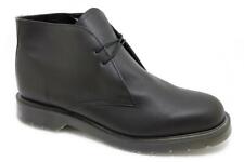 Solovair NPS Shoes Made in England 2 Eye Chukka Black Greasy Shoe S164-2722BG