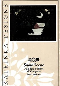 Snow Scene Wall Quilt Pattern by Katrinka Designs - Picture 1 of 2