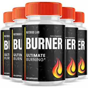 Nutrigo Lab Burner Advanced Supplement Pill Premium Fitness Support 300 Capsules - Picture 1 of 10