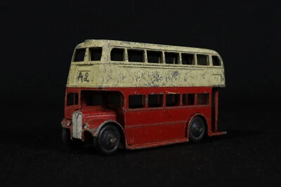 Vintage Die cast Toy Doppio Arredamento Bus Dinky Giocattoli Da Meccano Co Ltd - Immagine 1 di 4