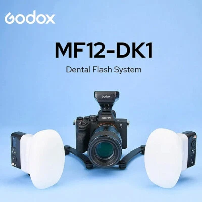 Godox MF12-DK1 Dental Flash System Dual-Flash Led Ring Lights Camera Speedlite  - Image 1 of 4