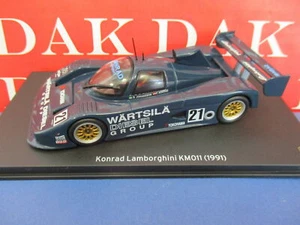 Die cast 1/43 Modellino Auto Konrad Lamborghini KM011 Magny Cours 1991 Johansson - Foto 1 di 4